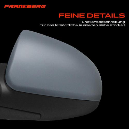 Frankberg 1x Außenspiegel Links für KIA Picanto SA 1.0L 1.1L 2007-2011 Bild Frankberg 1x Außenspiegel Links für KIA Picanto SA 1.0L 1.1L 2007-2011