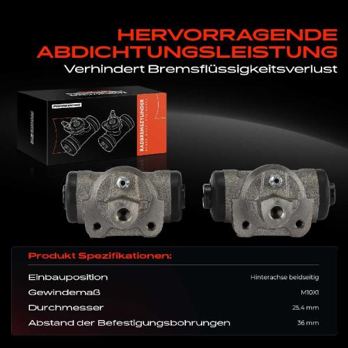 2x Radbremszylinder Hinten für Ford Transit Nissan Cabstar 1994-2014 Bild 2x Radbremszylinder Hinten für Ford Transit Nissan Cabstar 1994-2014