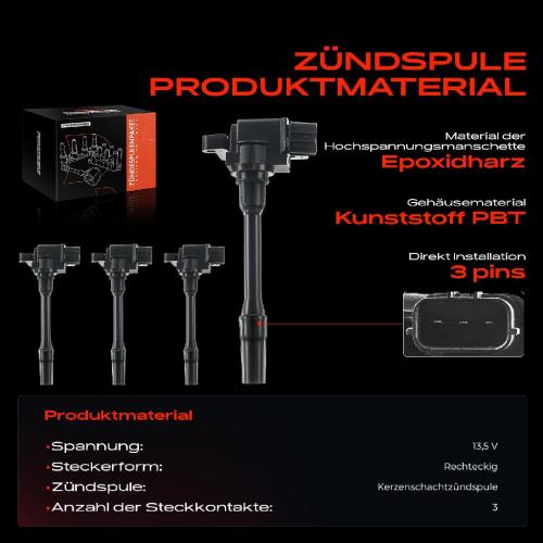 4x Zündmodul Zündspule für Mitsubishi Carisma Stufenheck Pajero Pinin Space Star MPV Bild 4x Zündmodul Zündspule für Mitsubishi Carisma Stufenheck Pajero Pinin Space Star MPV