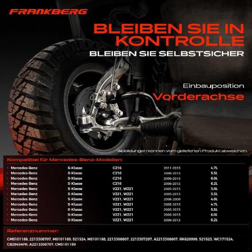 1x Querlenker Vorderachse für Mercedes-Benz S-Klasse V221 W221 S-Klasse Coupe C216 2005-2013 Bild 1x Querlenker Vorderachse für Mercedes-Benz S-Klasse V221 W221 S-Klasse Coupe C216 2005-2013