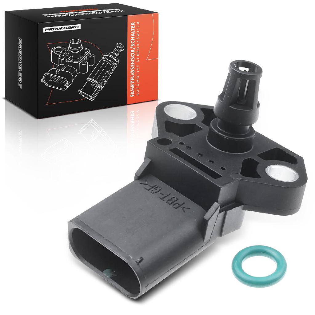 1x Sensor Saugrohrdruck für Audi A1 A3 A4 A5 A6 A7 A8 Q3 Q5 Q7 TT 1.8L 2.0L 2.7L 3.0L