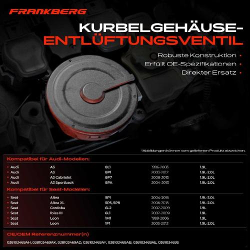 1x Ventil Kurbelgehäusentlüftung für VW Golf New Beetle Audi A3 Skoda Fabia Seat Bild 1x Ventil Kurbelgehäusentlüftung für VW Golf New Beetle Audi A3 Skoda Fabia Seat