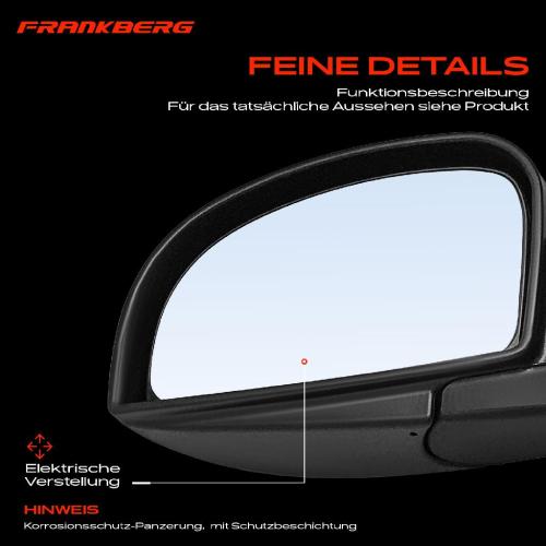 Frankberg 1x Außenspiegel Links für Hyundai Getz TB 1.1L 1.3L 1.4L 1.5L 1.6L 2001-2006 Bild Frankberg 1x Außenspiegel Links für Hyundai Getz TB 1.1L 1.3L 1.4L 1.5L 1.6L 2001-2006