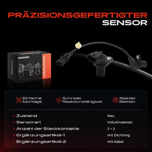 2x Nockenwellenposition Sensor für Mazda BT-50 Pick-up/Pritsche/Fahrgestell CD UN Bj ab 2006 Bild 2x Nockenwellenposition Sensor für Mazda BT-50 Pick-up/Pritsche/Fahrgestell CD UN Bj ab 2006