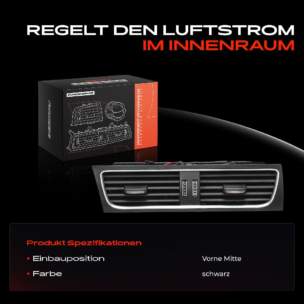 1x Luftdüse Armaturenbrett Vorne Mitte für Audi A4 Avant 8K A5 8T 8K 2007-2017