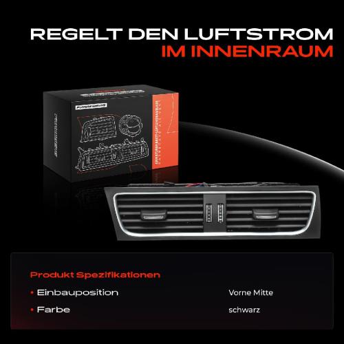 1x Luftdüse Armaturenbrett Vorne Mitte für Audi A4 Avant 8K A5 8T 8K 2007-2017 Bild 1x Luftdüse Armaturenbrett Vorne Mitte für Audi A4 Avant 8K A5 8T 8K 2007-2017