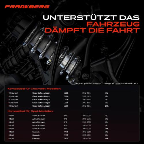 2x Fahrwerksfeder Hinterachse für Chevrolet Cruze J308 Kombi Opel Astra J P10 Bild 2x Fahrwerksfeder Hinterachse für Chevrolet Cruze J308 Kombi Opel Astra J P10