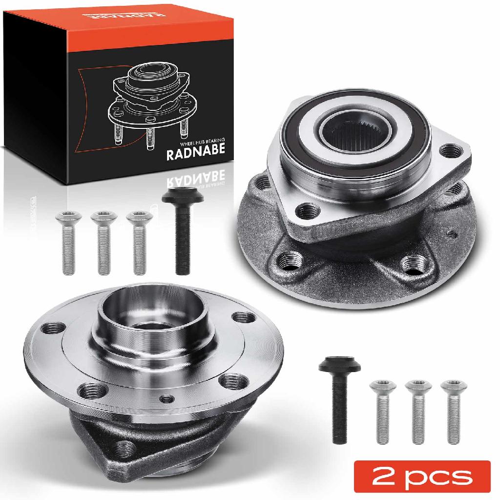 Frankberg 2x Radnabe Radlagersatz Vorderachse beidseitig für Audi A3 Cabriolet Limousine Sportback Q2 Q3 TT Seat Skoda