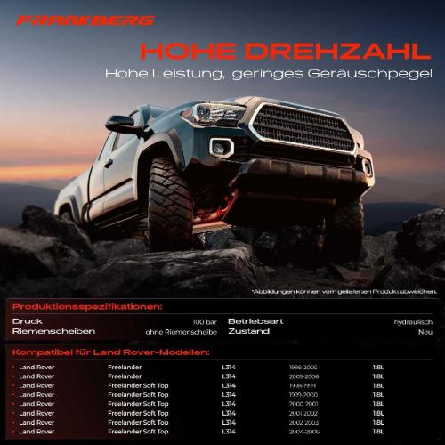 1x Servopumpe hydraulisch für Land Rover Freelander L314 LN 1.8L 2000-2006 Bild 1x Servopumpe hydraulisch für Land Rover Freelander L314 LN 1.8L 2000-2006