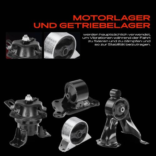 1x Getriebelagerlager Motorlager Vorne und Hinten für Mitsubishi Outlander I 2.0L 2.4L Bild 1x Getriebelagerlager Motorlager Vorne und Hinten für Mitsubishi Outlander I 2.0L 2.4L