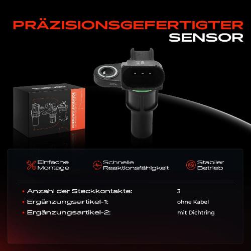 1x Kurbelwellensensor Impulsgeber für Audi R8 Spyder 422 423 427 429 2007-2015 Bild 1x Kurbelwellensensor Impulsgeber für Audi R8 Spyder 422 423 427 429 2007-2015