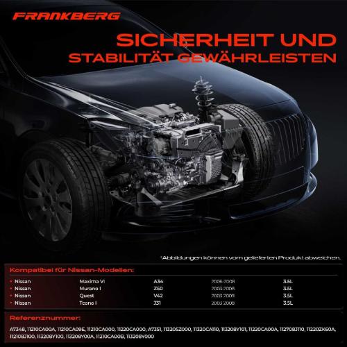 1x Motorlager Getriebelagerlager Vorne Rechts für Nissan Maxima Murano V6 3.5L Bj ab 2004 Bild 1x Motorlager Getriebelagerlager Vorne Rechts für Nissan Maxima Murano V6 3.5L Bj ab 2004