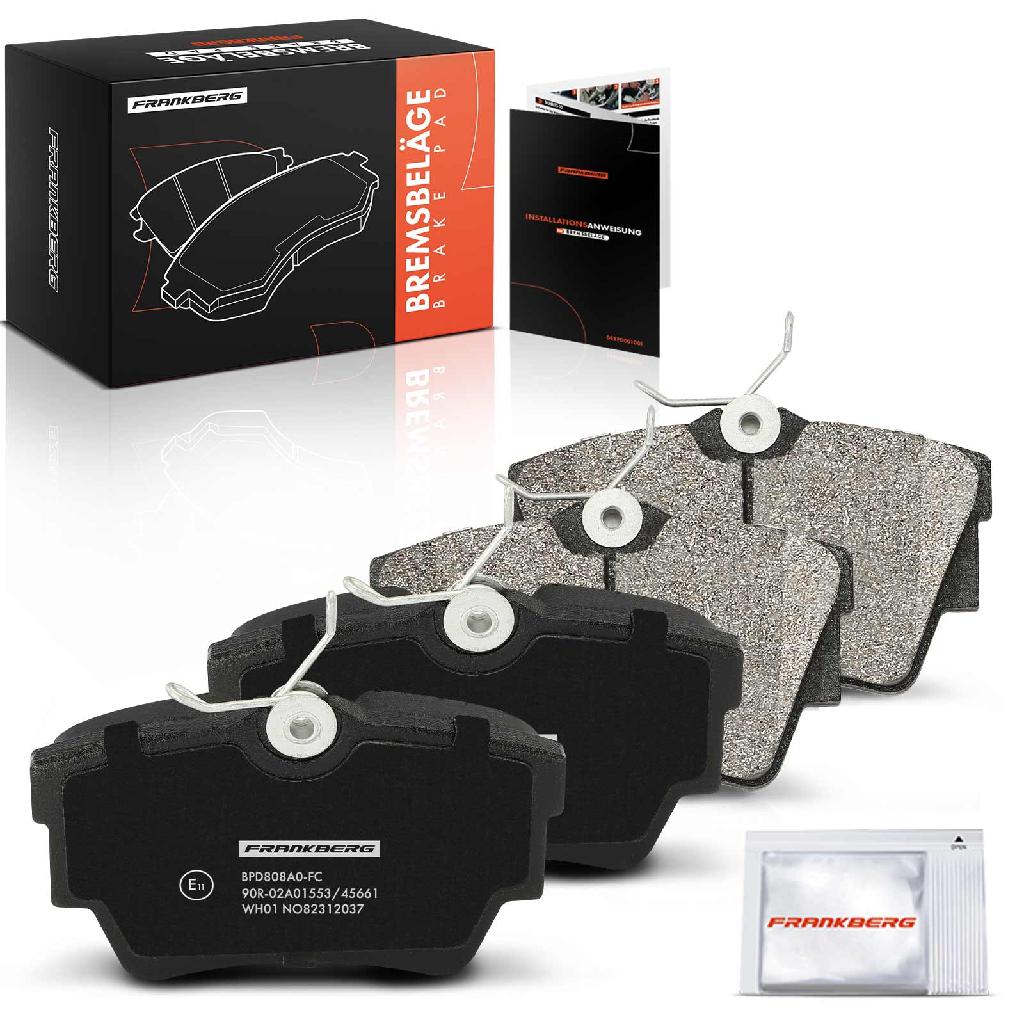4x Bremsbeläge Hinterachse für Opel Vivaro A B Combi Renault Trafic II III Fiat Talento Bus Kasten