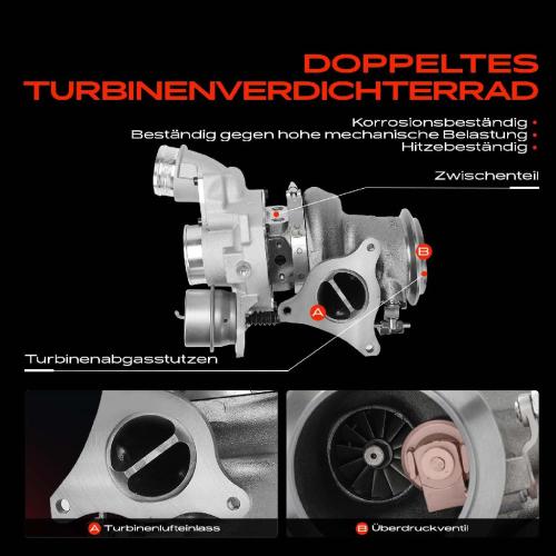 1x Abgasturbolader für Mercedes-Benz A-Klasse W176 CLA Coupe C117 CLA Shooting Brake X117 GLA-Klasse X156 Bild 1x Abgasturbolader für Mercedes-Benz A-Klasse W176 CLA Coupe C117 CLA Shooting Brake X117 GLA-Klasse X156