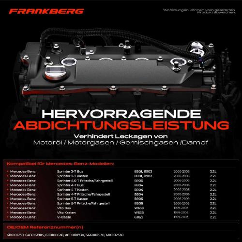 1x Ventildeckel Zylinderkopfhaube für Mercedes-Benz Sprinter B901 B904 B906 W638 Bild 1x Ventildeckel Zylinderkopfhaube für Mercedes-Benz Sprinter B901 B904 B906 W638