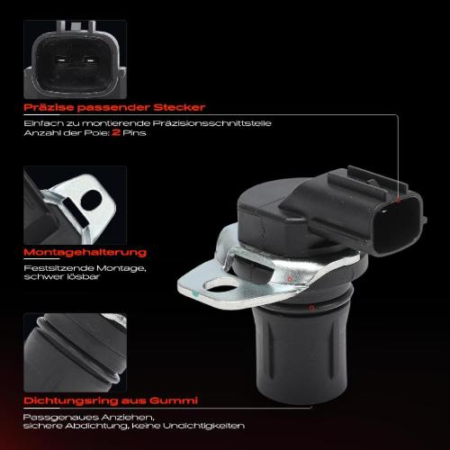 Frankberg 1x Kurbelwellensensor Impulsgeber für Ford C-Max DM2 Fiesta VI Focus DA DFW DNW Bild Frankberg 1x Kurbelwellensensor Impulsgeber für Ford C-Max DM2 Fiesta VI Focus DA DFW DNW