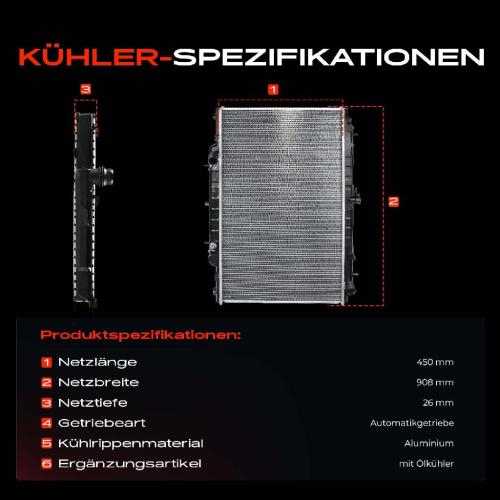 1x Kühler Wasserkühler Motorkühler für Nissan Patrol GR V Wagon Y61 2.8L 3.0L Bild 1x Kühler Wasserkühler Motorkühler für Nissan Patrol GR V Wagon Y61 2.8L 3.0L