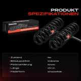 2x Fahrwerksfeder Vorderachse für Mercedes-Benz E-Klasse W211 2.6L 2002-2008