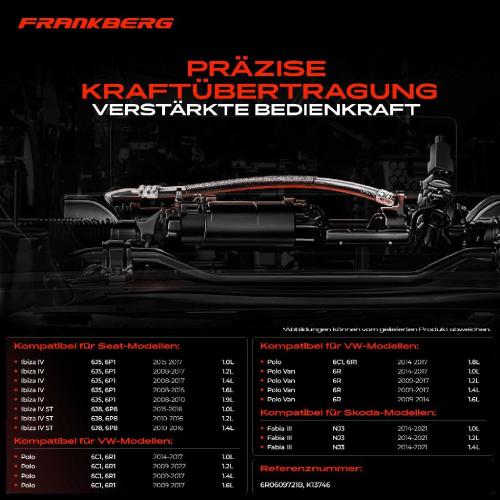 2x Seilzug Feststellbremse Hinterachse beidseitig für VW Polo Stufenheck Van Seat Skoda Fabia III Bild 2x Seilzug Feststellbremse Hinterachse beidseitig für VW Polo Stufenheck Van Seat Skoda Fabia III