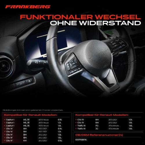 1x Kombischalter Lenkstockschalter für Renault Captur I H5 Clio IV BH Grandtour JG KH Bild 1x Kombischalter Lenkstockschalter für Renault Captur I H5 Clio IV BH Grandtour JG KH