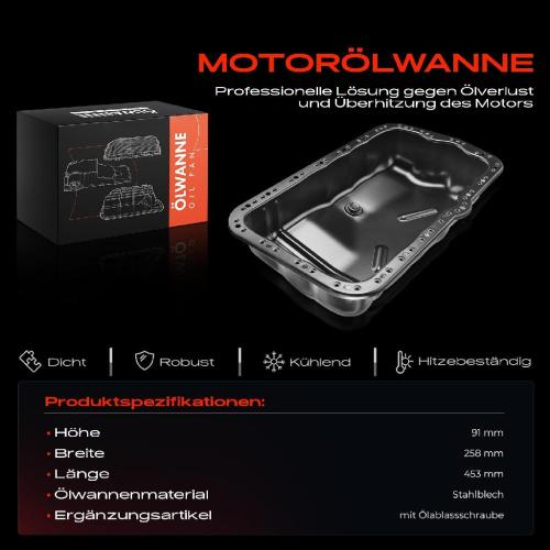 Frankberg 1x Ölwanne Motorölwanne für Nissan Primastar Opel Vivaro Renault Trafic II 2001-2018 2.5L Bild Frankberg 1x Ölwanne Motorölwanne für Nissan Primastar Opel Vivaro Renault Trafic II 2001-2018 2.5L