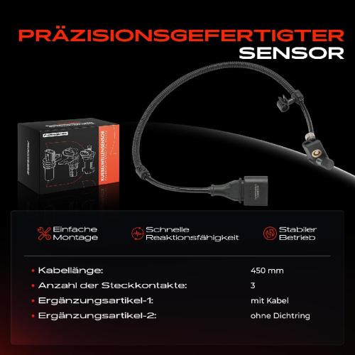 1x Kurbelwellensensor Impulsgeber für VW Lupo Polo Caddy II Seat Arosa Ibiza II Inca 1.0L 1.4L Bild 1x Kurbelwellensensor Impulsgeber für VW Lupo Polo Caddy II Seat Arosa Ibiza II Inca 1.0L 1.4L