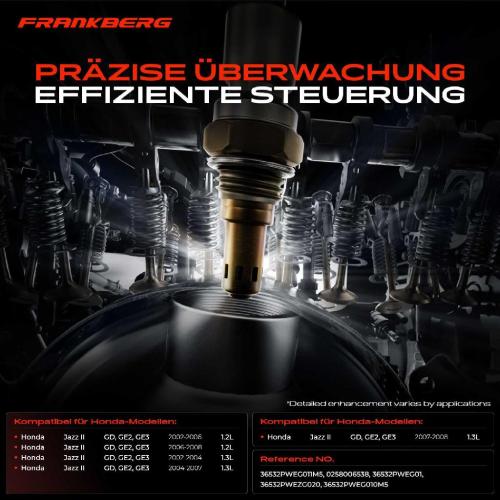 1x Lambdasonde Diagnosesonde Nach Katalysator für Honda Jazz II GD GE2 GE3 02-08 1.2L 1.3L Bild 1x Lambdasonde Diagnosesonde Nach Katalysator für Honda Jazz II GD GE2 GE3 02-08 1.2L 1.3L