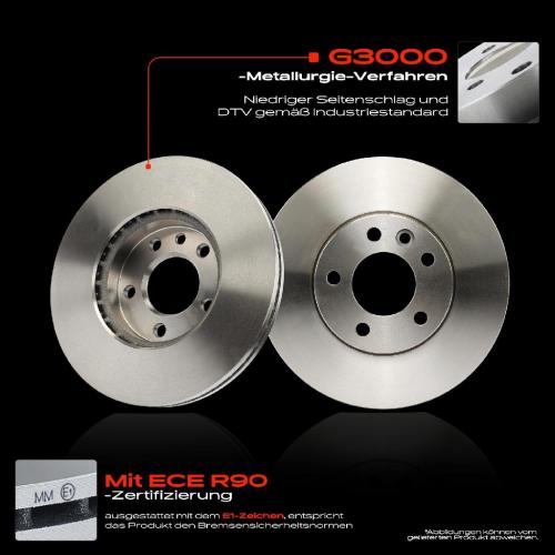 2x Bremsscheiben Vorderachse für VW Multivan V VI Touareg Transporter Bus Kasten Pritsche/Fahrgestell Bild 2x Bremsscheiben Vorderachse für VW Multivan V VI Touareg Transporter Bus Kasten Pritsche/Fahrgestell