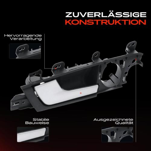 1x Türgriff Hinten Links innen für Audi A3 Sportback 1.2L 1.4L 1.6L 1.8L 1.9L 2.0L 3.2L 2004-2013 Bild 1x Türgriff Hinten Links innen für Audi A3 Sportback 1.2L 1.4L 1.6L 1.8L 1.9L 2.0L 3.2L 2004-2013