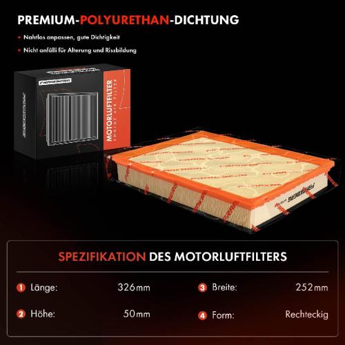 1x Luftfilter Filtereinsatz für Opel Vectra C Z02 Signum Z03 Fiat Croma 1.6L 1.8L Bild 1x Luftfilter Filtereinsatz für Opel Vectra C Z02 Signum Z03 Fiat Croma 1.6L 1.8L