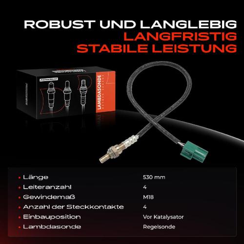 1x Lambdasonde Regelsonde Vor Katalysator für Nissan Almera II N16 Primera P12 Micra III K12 Bild 1x Lambdasonde Regelsonde Vor Katalysator für Nissan Almera II N16 Primera P12 Micra III K12