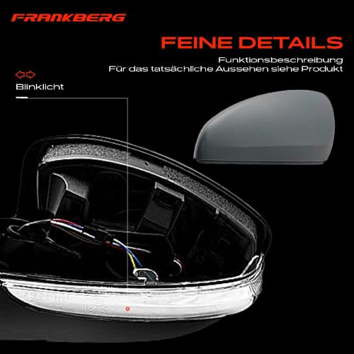 Frankberg 1x Außenspiegel Links für Peugeot 208 I CA CC 1.0L 1.2L 1.4L 1.5L 1.6L Bj ab 2012 Bild Frankberg 1x Außenspiegel Links für Peugeot 208 I CA CC 1.0L 1.2L 1.4L 1.5L 1.6L Bj ab 2012