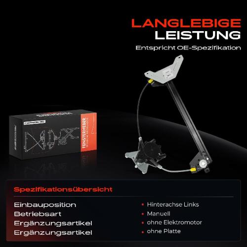 Frankberg 1x Fensterheber Hinten Links für Citroën C3 II SC bj 2009-2016 Bild Frankberg 1x Fensterheber Hinten Links für Citroën C3 II SC bj 2009-2016