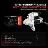 1x Anlasser Starter für Honda Civic VII Coupe EM2 Civic VII Stufenheck ES ET 1.7L 2001-2005