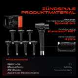 8x Zündmodul Zündspule für VW Golf Plus V Variant VI Polo Passat Sharan Tiguan Touareg Touran Transporter Bus