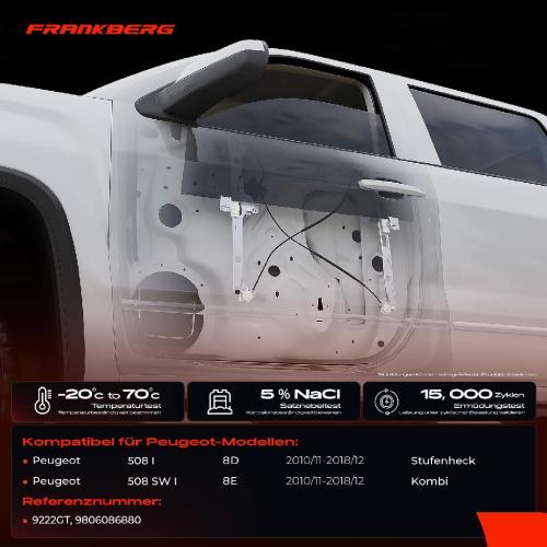 1x Fensterheber Vorne Rechts für Peugeot 508 I 8D 508 SW I 8E 2010-2018 Bild 1x Fensterheber Vorne Rechts für Peugeot 508 I 8D 508 SW I 8E 2010-2018