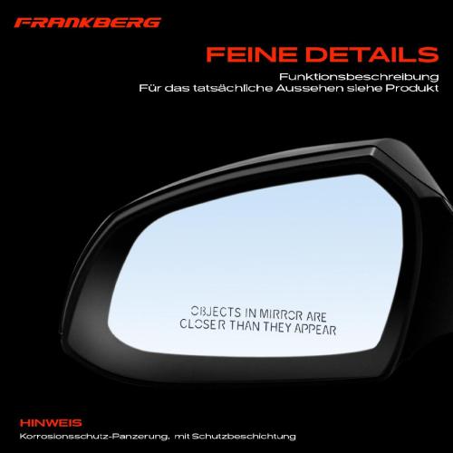 Frankberg 1x Außenspiegel Links für Hyundai i10 BA IA 1.0L 1.1L 1.2L Bj ab 2013 Bild Frankberg 1x Außenspiegel Links für Hyundai i10 BA IA 1.0L 1.1L 1.2L Bj ab 2013