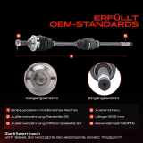 1x Antriebswelle Vorderachse Rechts für Peugeot 406 Break Coupe 8E/F 8B 1995-2004