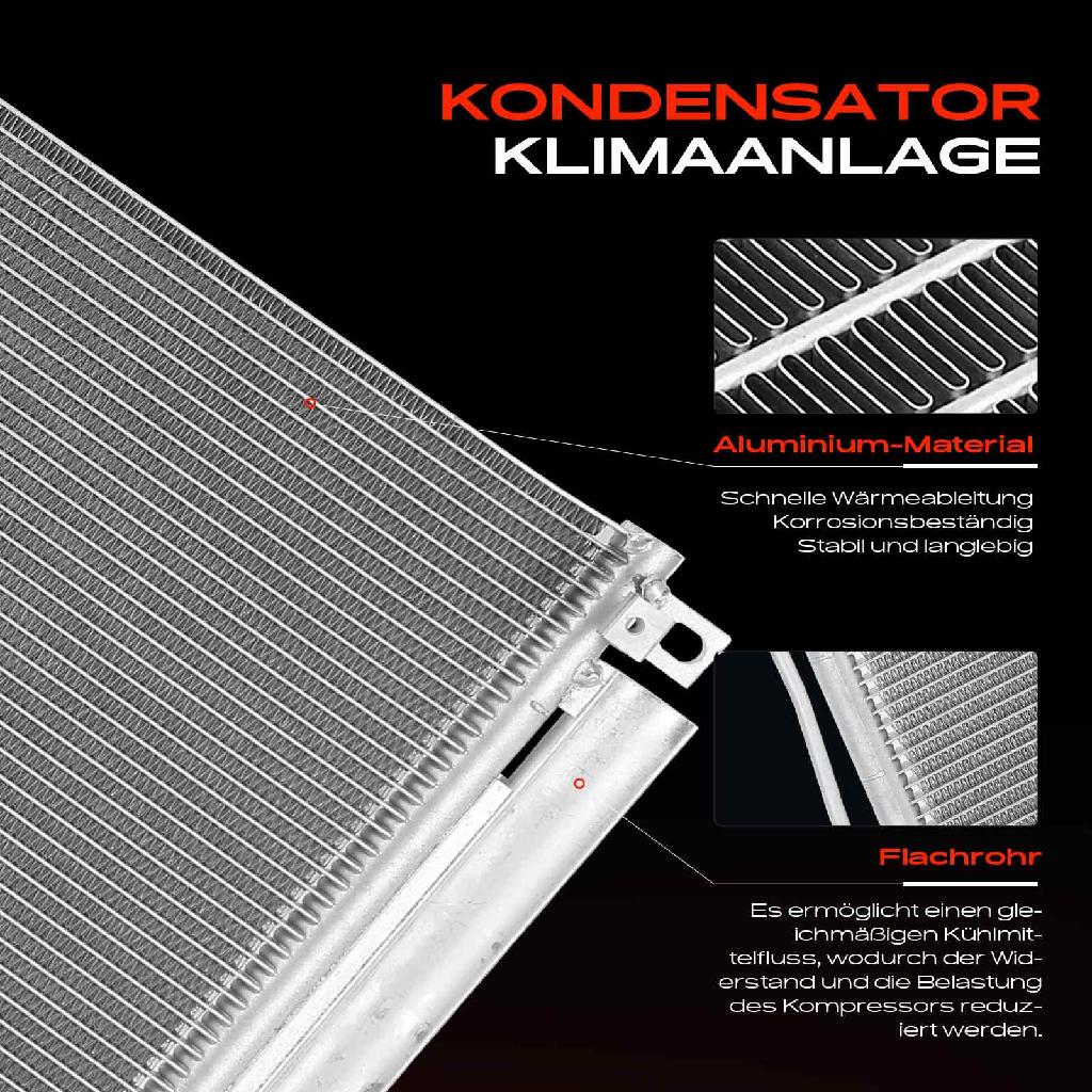 1x Kondensator Klimaanlage für Hyundai iX55 3.0 V6 CRDi 4WD 3.8 V6 4WD 2008-2012