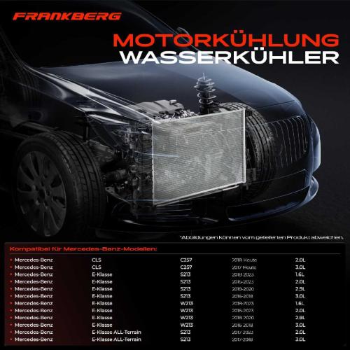 1x Kühler Wasserkühler Motorkühler für Mercedes-Benz E-Klasse W213 CLS C257 2.0L 3.0L Bj ab 2016 Bild 1x Kühler Wasserkühler Motorkühler für Mercedes-Benz E-Klasse W213 CLS C257 2.0L 3.0L Bj ab 2016