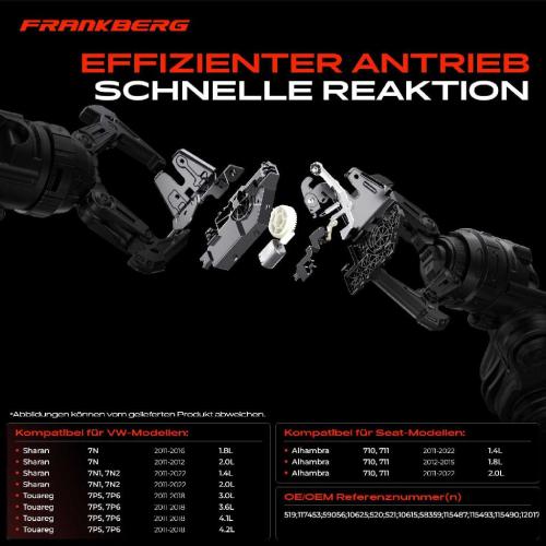 1x Türschloss Fahrzeugheckklappe für VW Sharan 7N Touareg 7P Seat Alhambra 710 Bild 1x Türschloss Fahrzeugheckklappe für VW Sharan 7N Touareg 7P Seat Alhambra 710