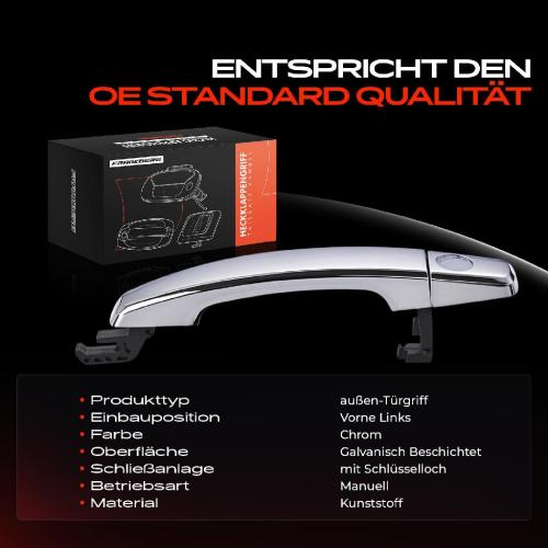 1x Türgriff Vorne Links außen für Opel Astra H Caravan GTC Kasten/Kombi Stufenheck Twintop Klasseic Corsa D Bild 1x Türgriff Vorne Links außen für Opel Astra H Caravan GTC Kasten/Kombi Stufenheck Twintop Klasseic Corsa D