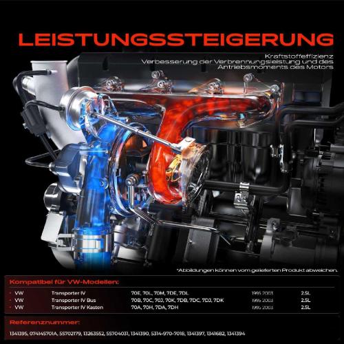 Frankberg 1x Abgasturbolader für VW LT 28-35 II Bus 2DB 2DE 2DK LT 28-46 II Kasten Pritsche/Fahrgestell 2DA 2DD 2DH 2DC Bild Frankberg 1x Abgasturbolader für VW LT 28-35 II Bus 2DB 2DE 2DK LT 28-46 II Kasten Pritsche/Fahrgestell 2DA 2DD 2DH 2DC