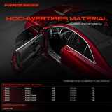 1x Türfeststeller Türfangband Türstopper Hinten für Skoda Fabia II Combi 545 542 1.2L 1.4L