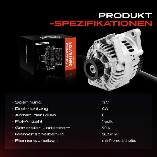 1x Lichtmaschine Generator für Citroën Jumper ZX Fiat Ducato Peugeot 306 Boxer Bild 1x Lichtmaschine Generator für Citroën Jumper ZX Fiat Ducato Peugeot 306 Boxer