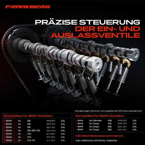 1x Nockenwelle für BMW 1er E81 F20 3er E90 4 F32 X1 E84 X3 E83 Bild 1x Nockenwelle für BMW 1er E81 F20 3er E90 4 F32 X1 E84 X3 E83