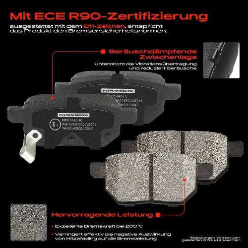 4x Bremsbeläge Hinterachse für Toyota Auris Corolla Stufenheck IQ Prius Urban Cruiser Verso S Yaris Bild 4x Bremsbeläge Hinterachse für Toyota Auris Corolla Stufenheck IQ Prius Urban Cruiser Verso S Yaris