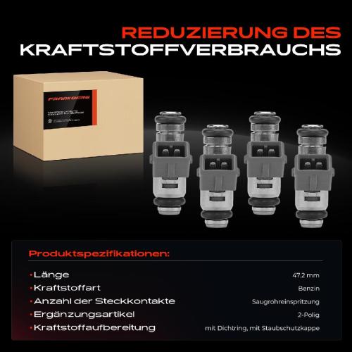 Frankberg 4x Einspritzventil Einspritzdüse für Renault Laguna I II Megane I II Bild Frankberg 4x Einspritzventil Einspritzdüse für Renault Laguna I II Megane I II
