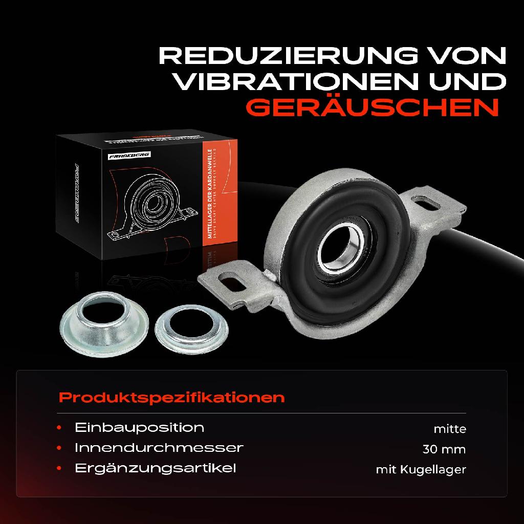 1x Lagerung Gelenkwelle Kardanwellenlager für Mercedes-Benz Viano Vito/Mixto Kasten W639