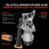 1x ÖlkühlerÖlfilter für Fiat Doblo Panda Punto Opel Astra H J Corsa C D Combo 1.3L